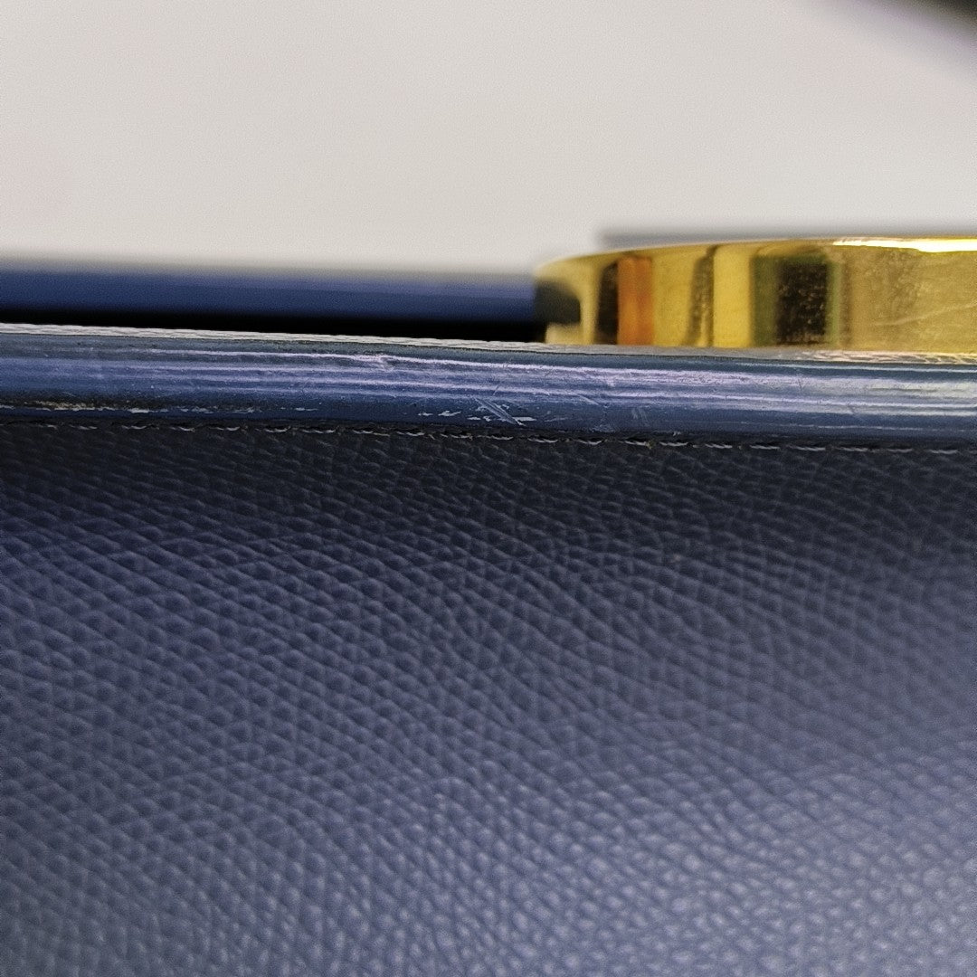 30 Montaigne Calfskin Blue