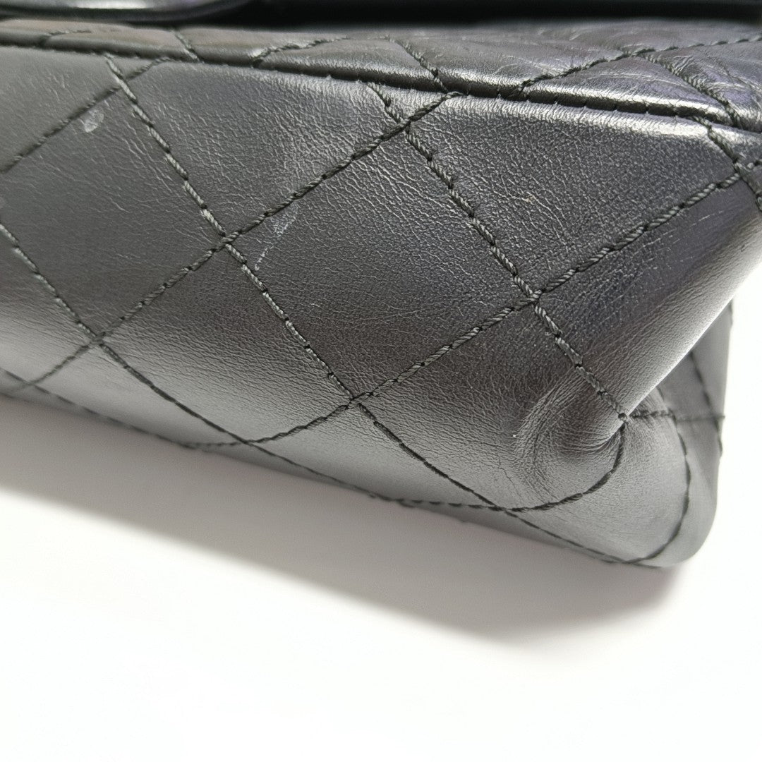 2.55 225 (small) Quilted Calfskin Black