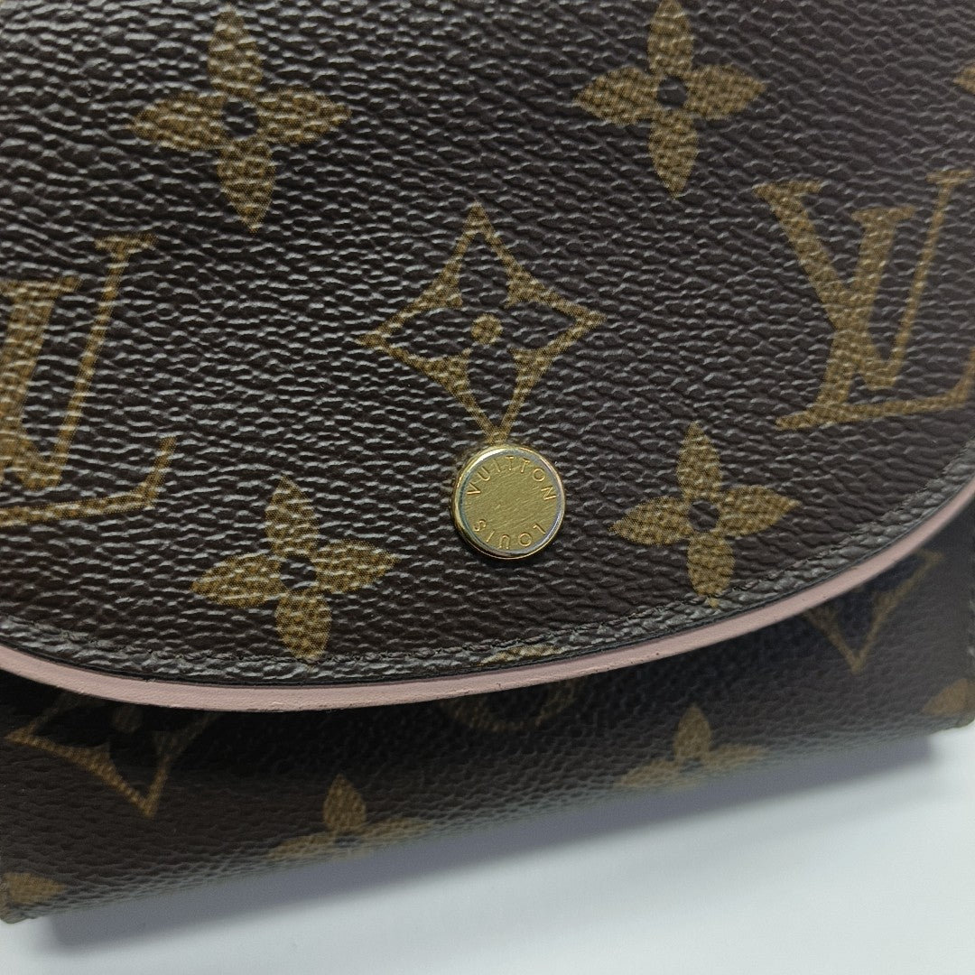 ARIANE Monogram Coated Canvas Brown Wallet