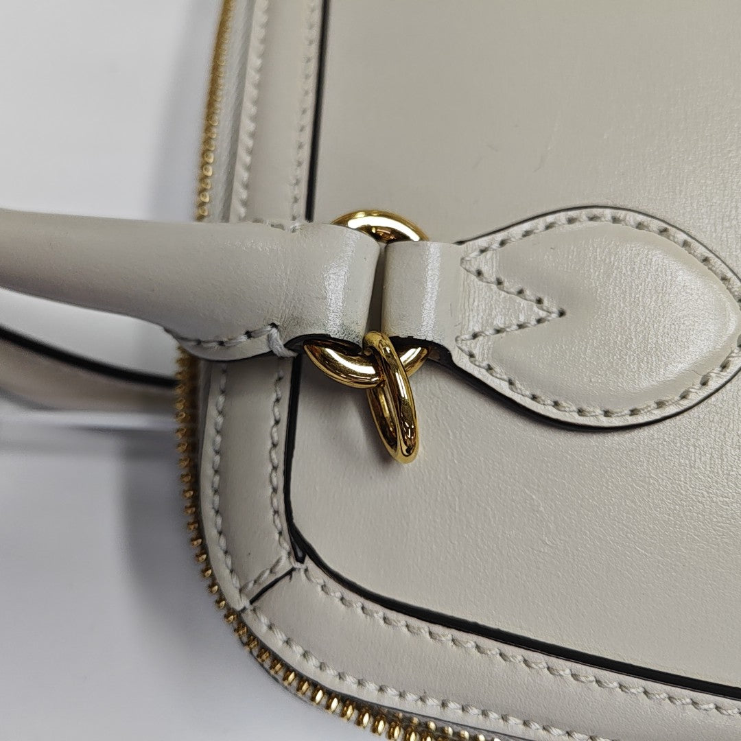 Horsebit 1955 Small Calfskin White
