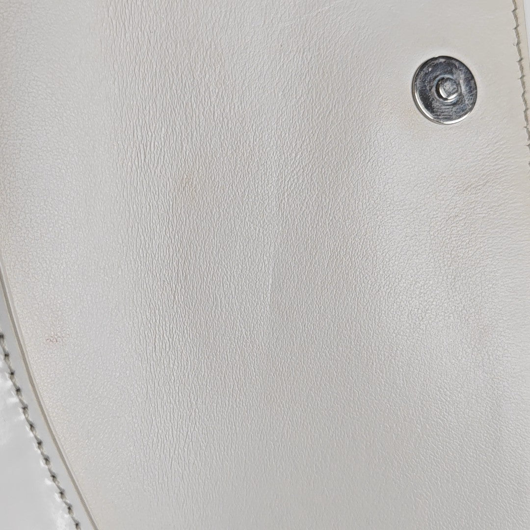 Cleo Saffiano Calfskin White