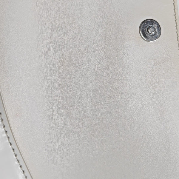 Cleo Saffiano Calfskin White