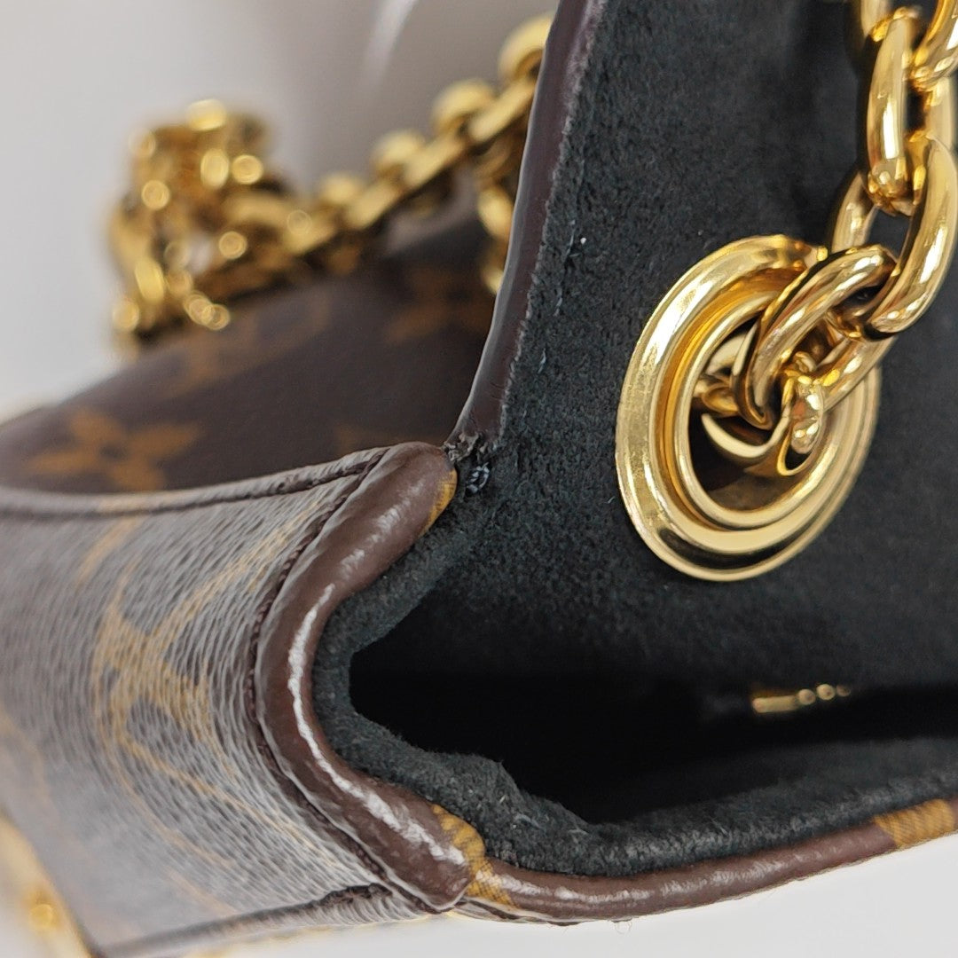 TRUNKIE Monogram Coated Canvas Brown
