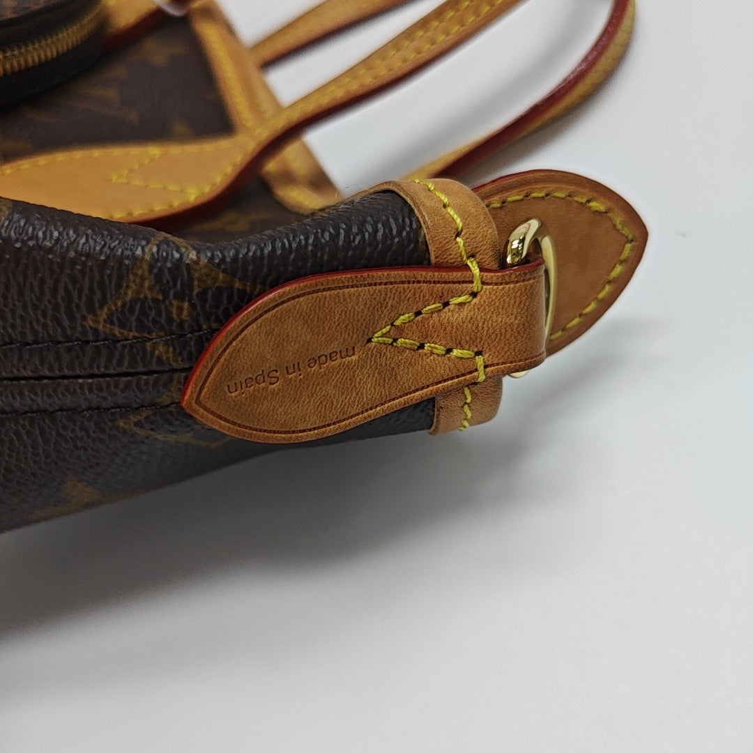 NEVERFULL BB Monogram Coated Canvas Brown