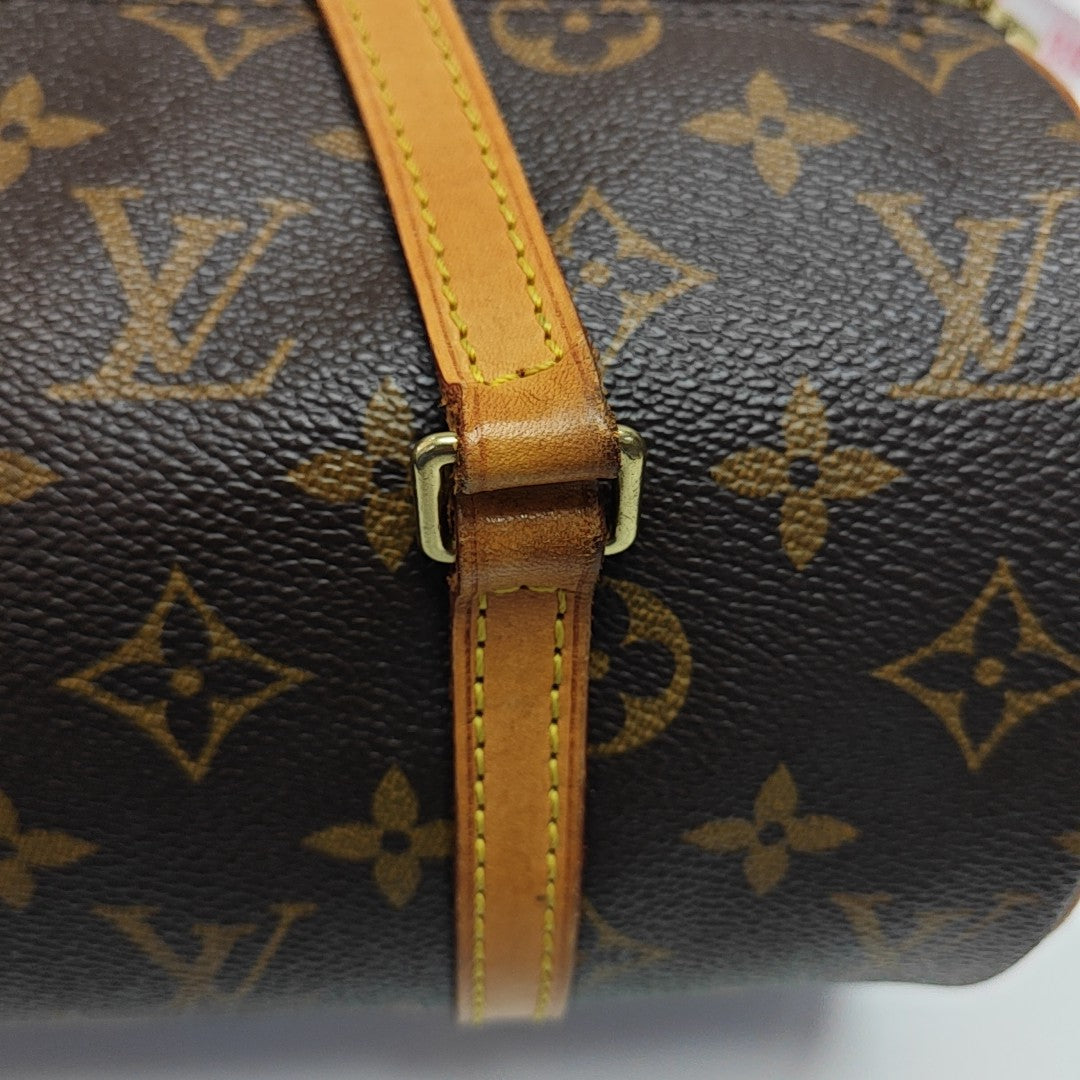 PAPILLON Monogram Coated Canvas Brown
