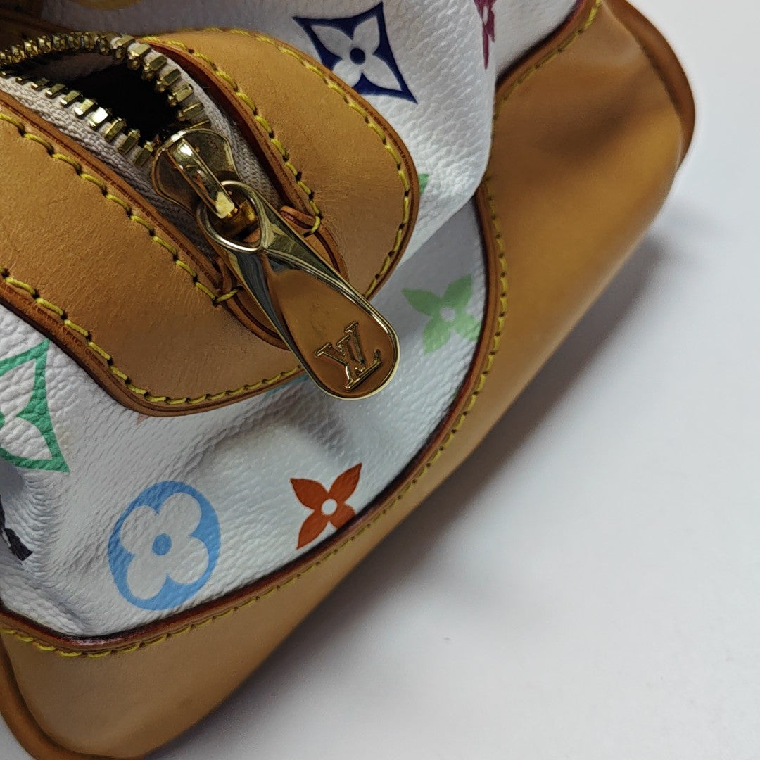 LV × TM CLAUDIA Monogram Coated Canvas White
