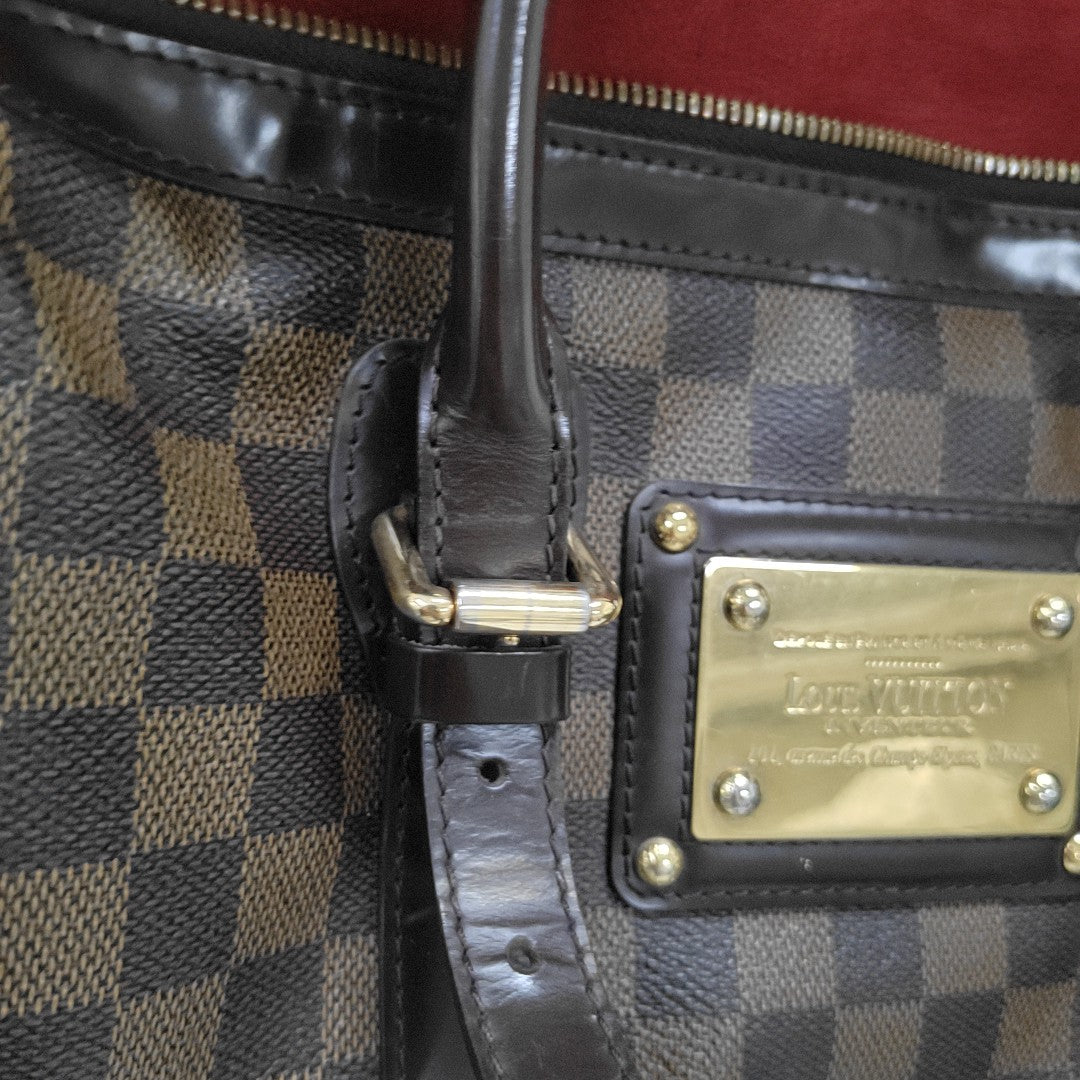 BERKELEY Damier Ebene Coated Canvas Brown