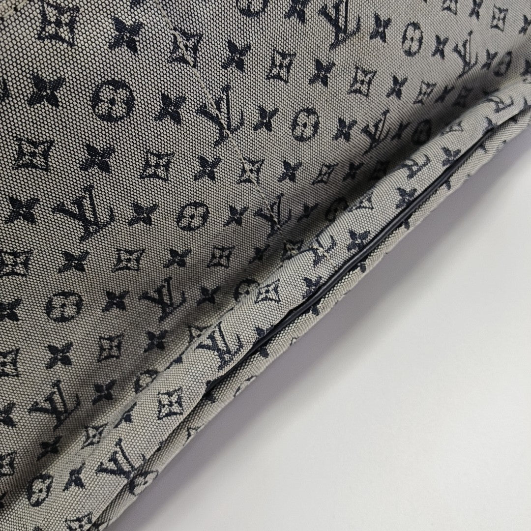 LANGER Monogram Canvas Blue