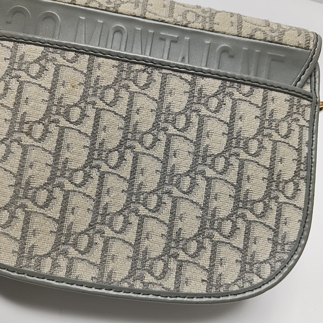Bobby Medium Oblique Canvas Gray