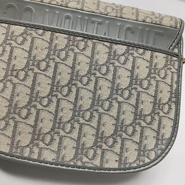Bobby Medium Oblique Canvas Gray
