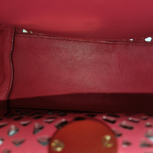 Calfskin Shoulder Bag Red