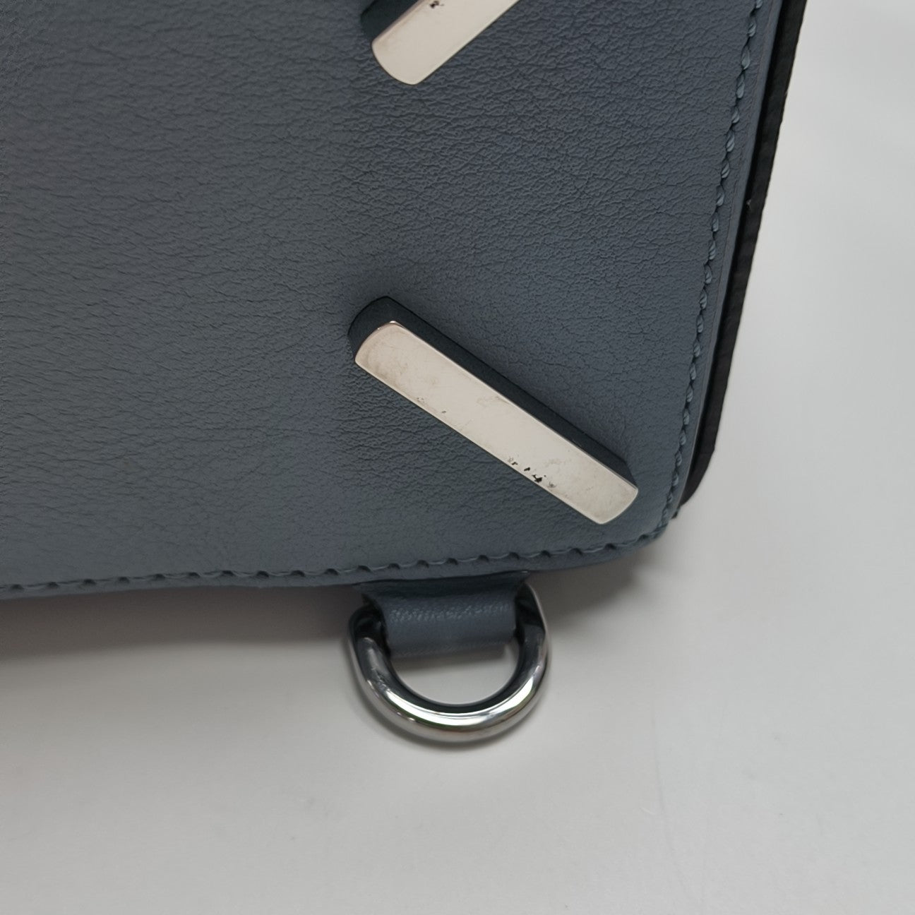 Puzzle Small Calfskin Blue