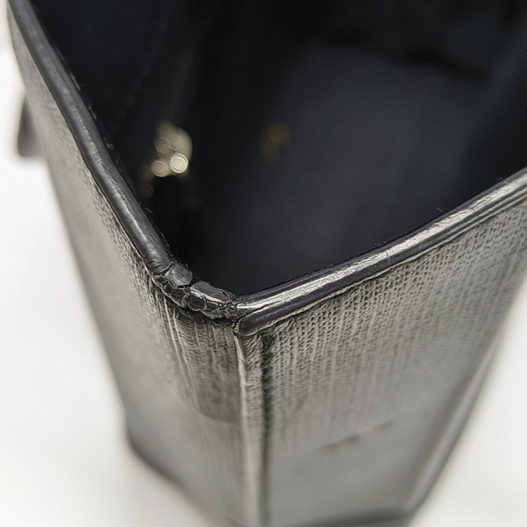 Shopping Bag Super Mini Calfskin Black