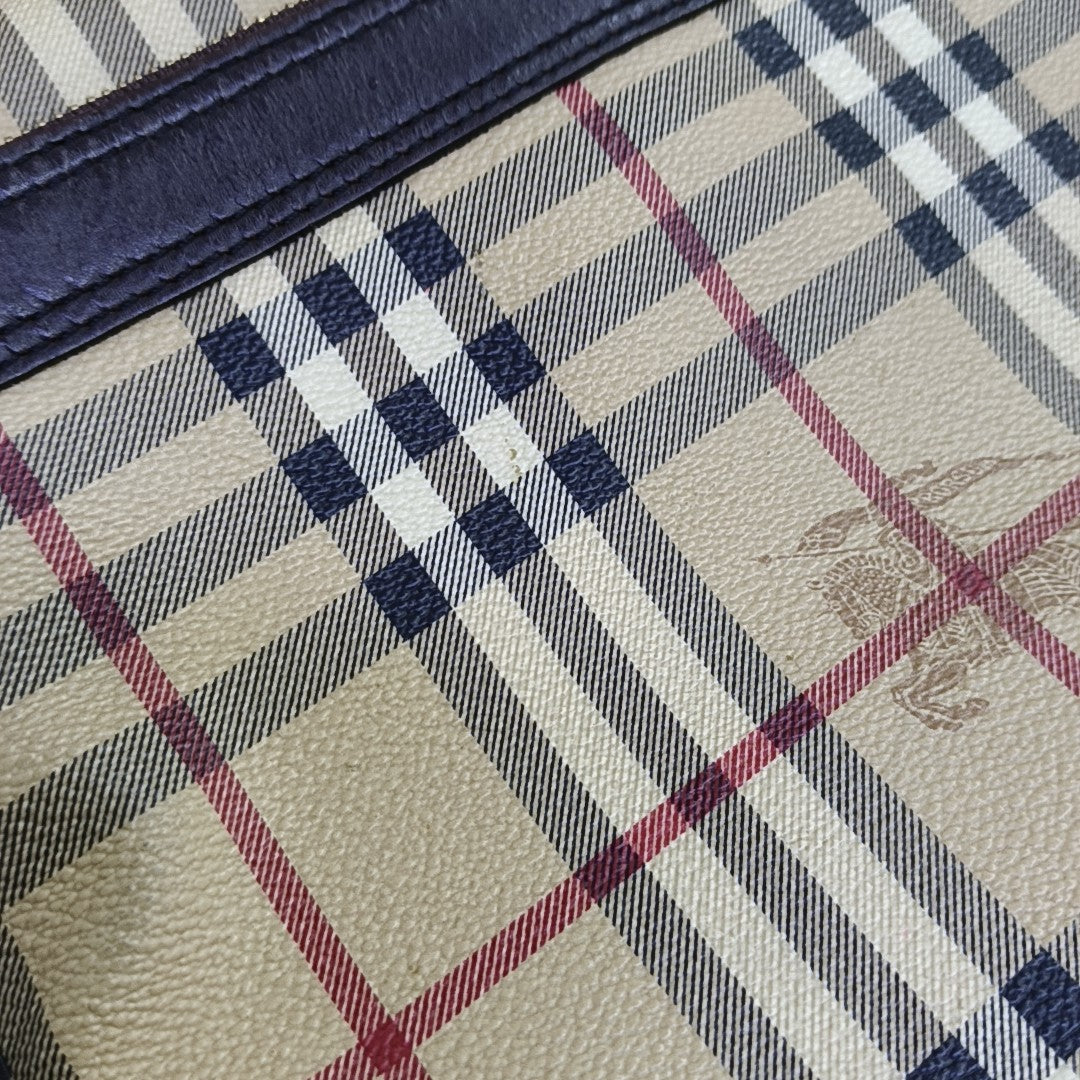 Coated Canvas Shoulder Bag Beige