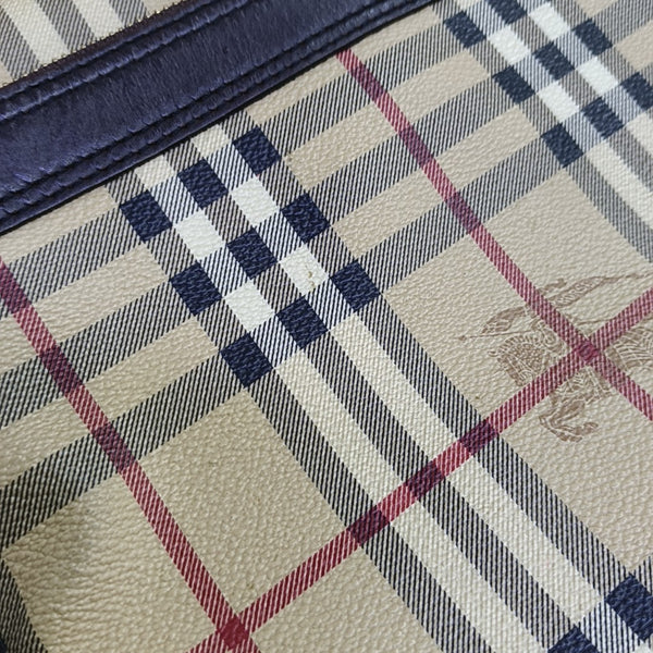 Coated Canvas Shoulder Bag Beige