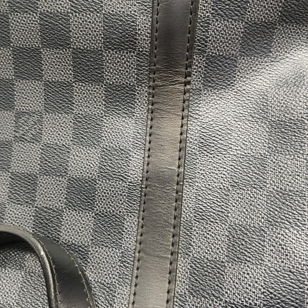 TADAO MM Damier Graphite Coated Canvas Gray