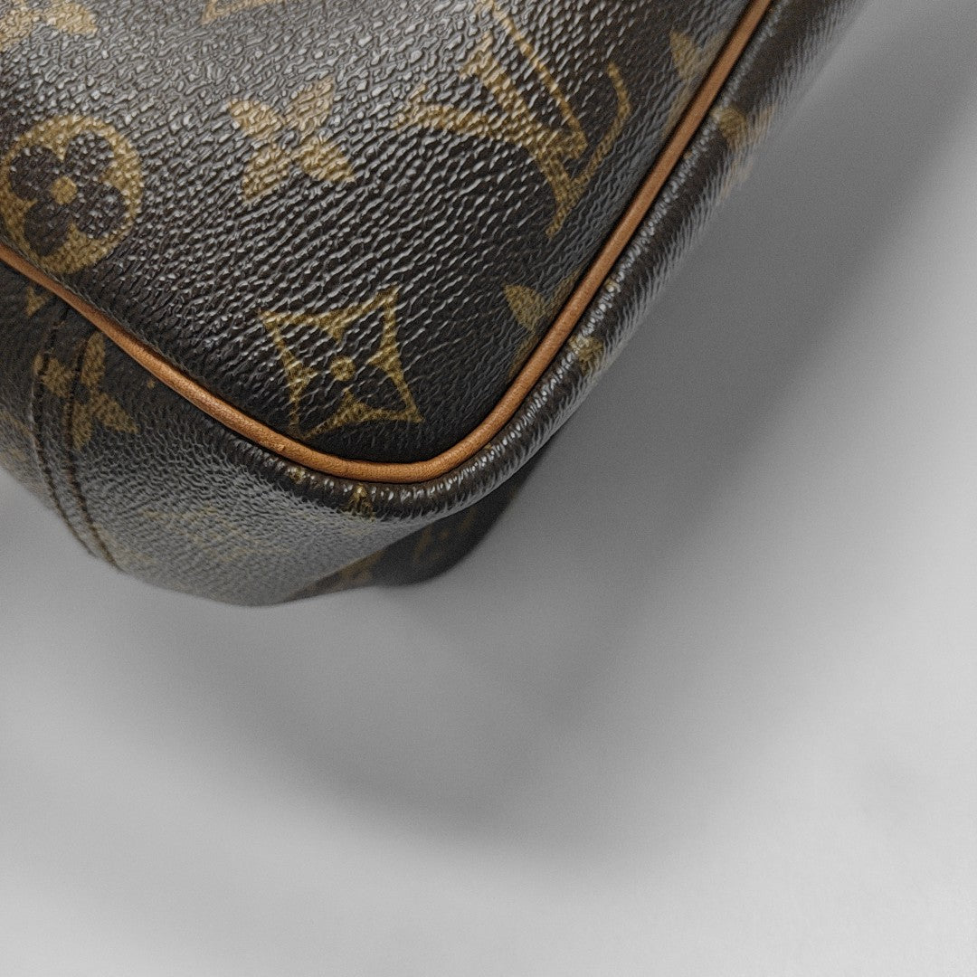 DEAUVILLE Monogram Coated Canvas Brown