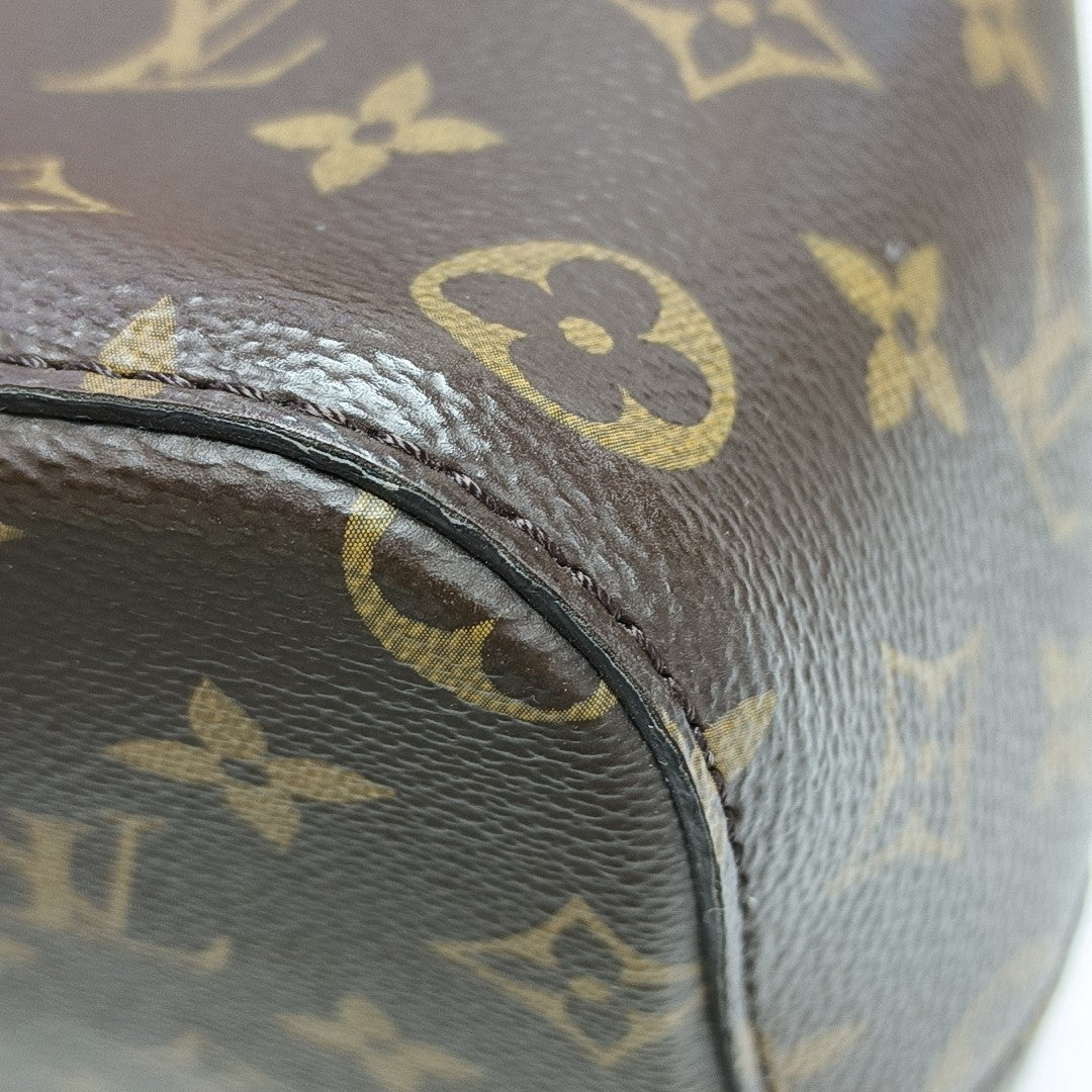 NÉONOÉ MM Monogram Coated Canvas Brown
