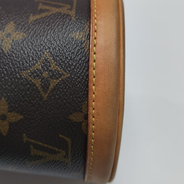 DUFFLE Monogram Coated Canvas Brown