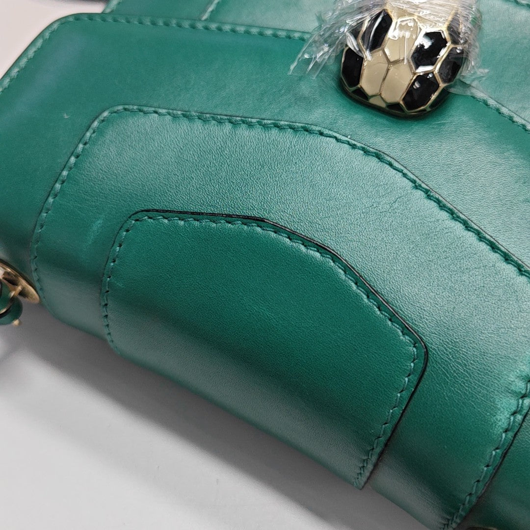 SERPENTI FOREVER Calfskin Green