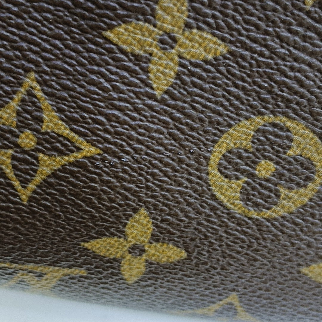SPEEDY 35 Lona Revestida Monogram Marrón