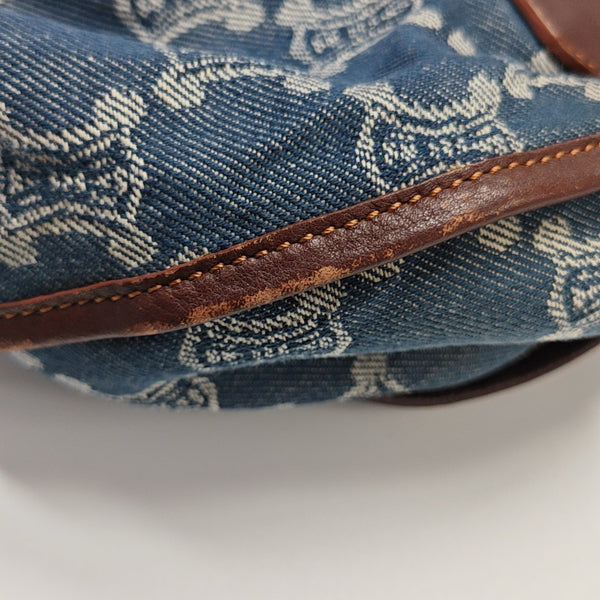 Canvas Top Handle Bag Blue