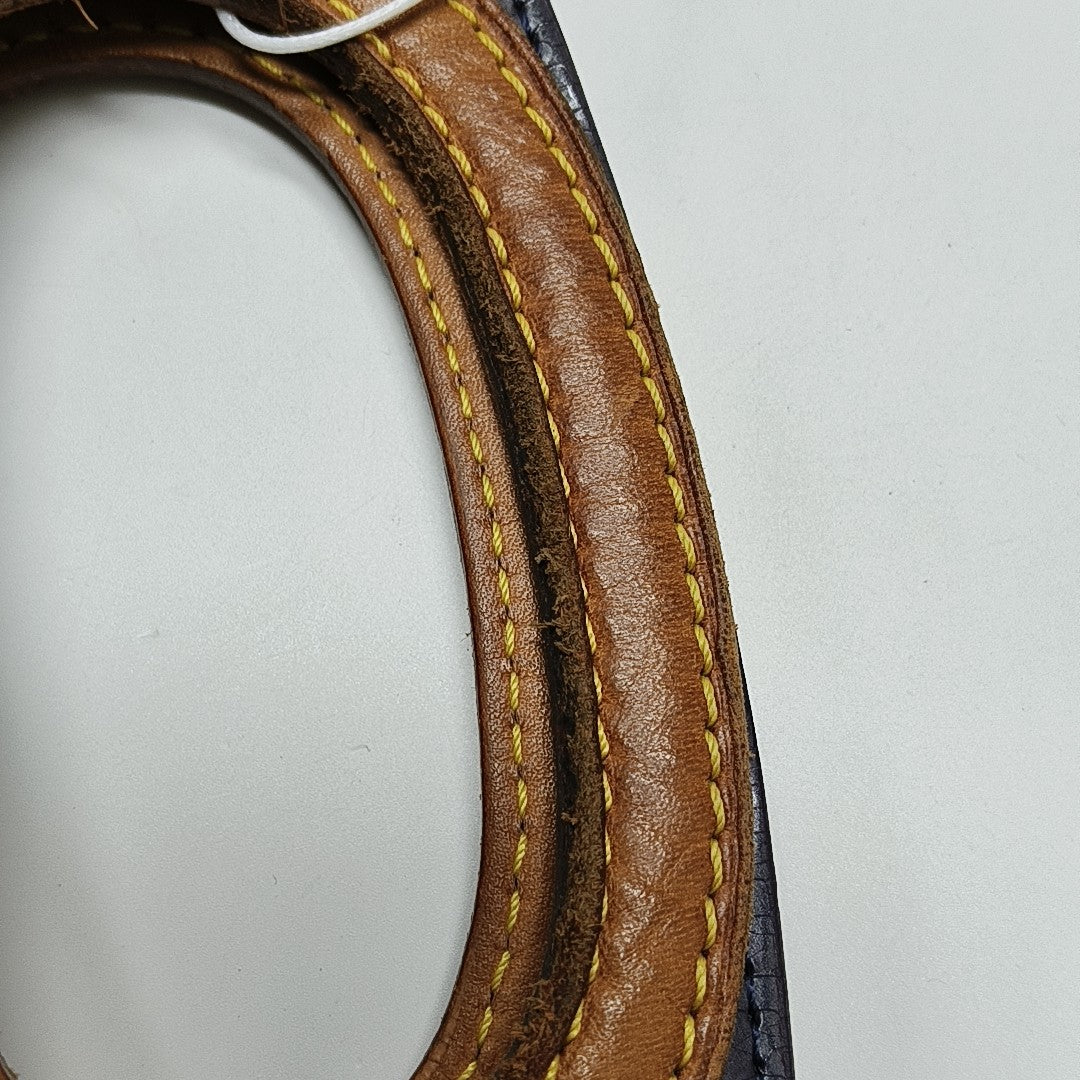 MAPLE DRIVE Monogram Calfskin Purple