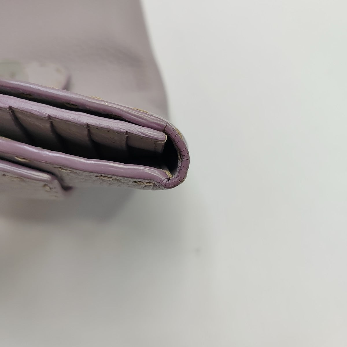 Calfskin Wallet Purple
