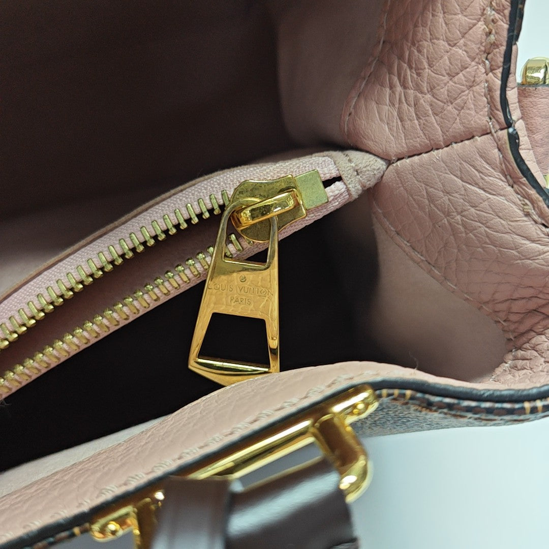 BRITTANY BB Damier Ebene Coated Canvas Brown