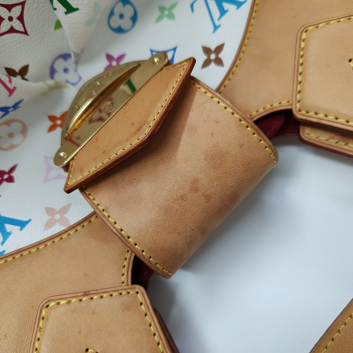 LV × TM URSULA Monogram Coated Canvas White