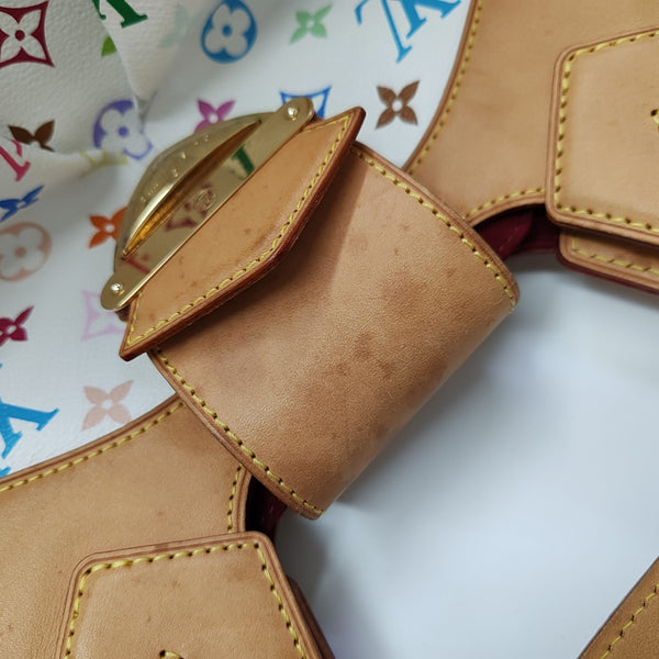 LV × TM URSULA Monogram Coated Canvas White