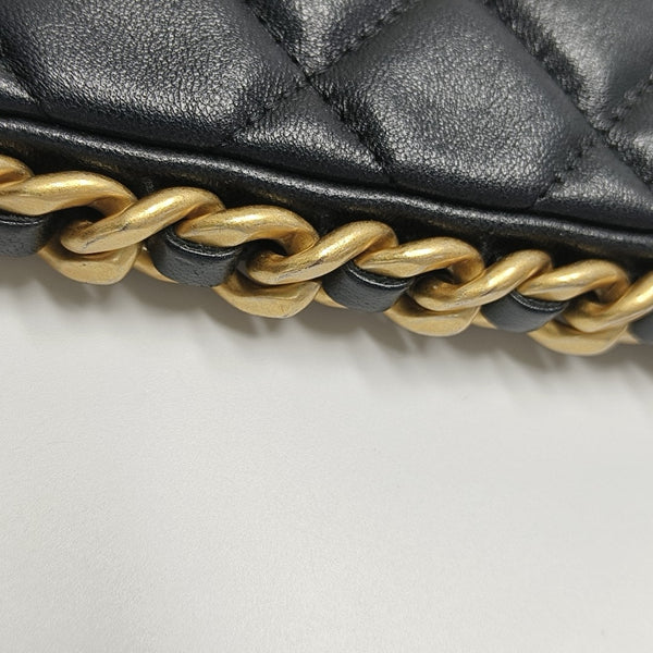 HOBO Small Quilted Lambskin Black