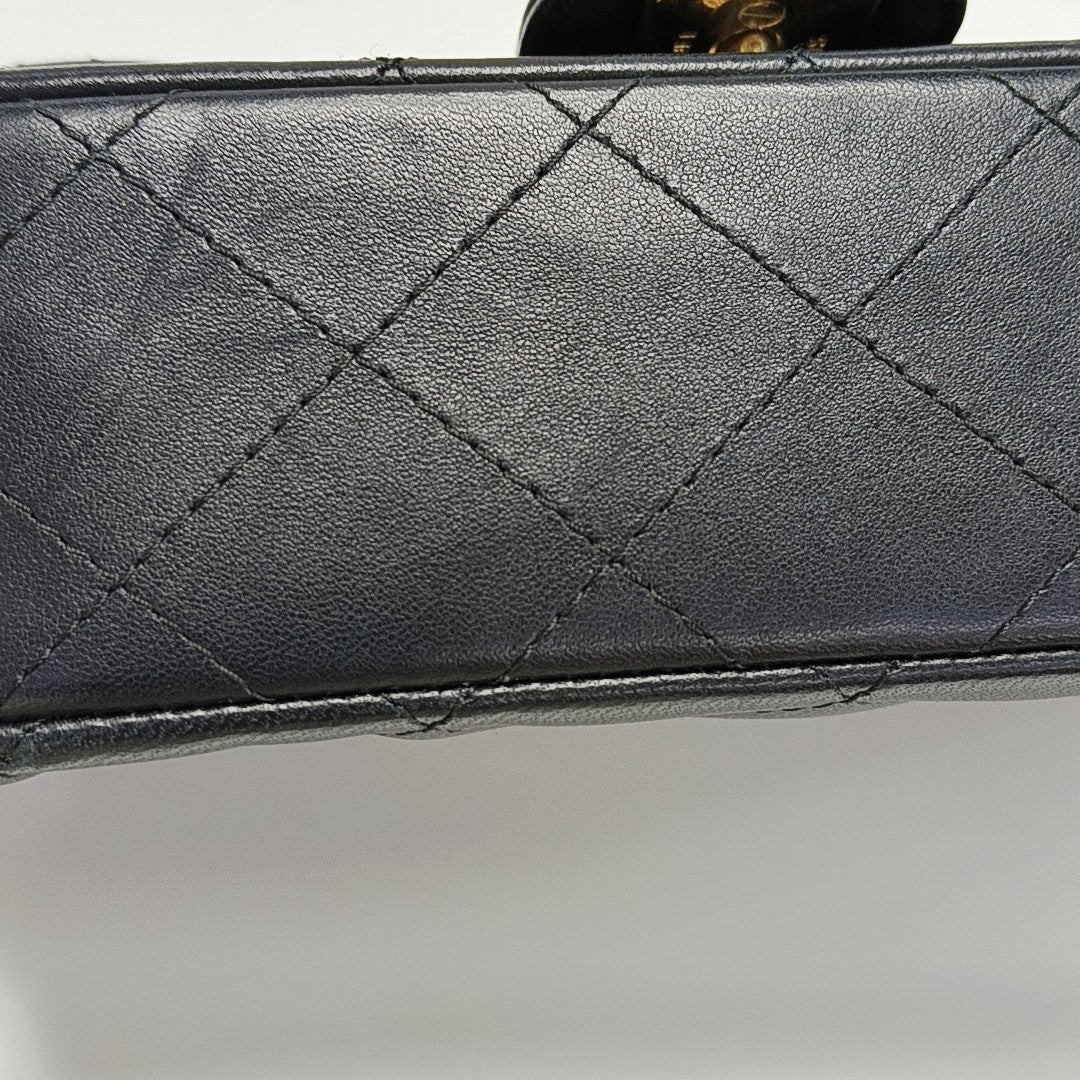 Quilted Lambskin Black