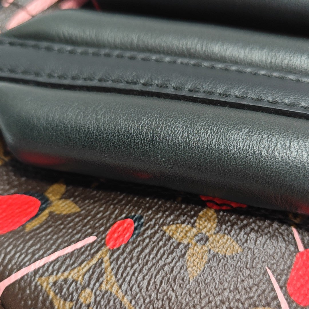 PALM SPRINGS PM Monogram Coated Canvas Brown