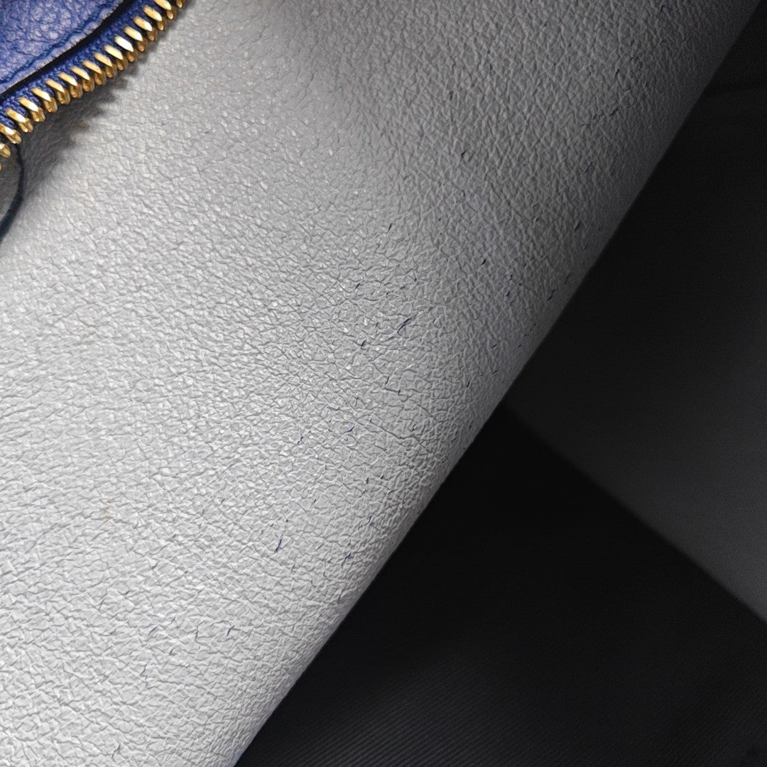 Calfskin Tote Bag Blue
