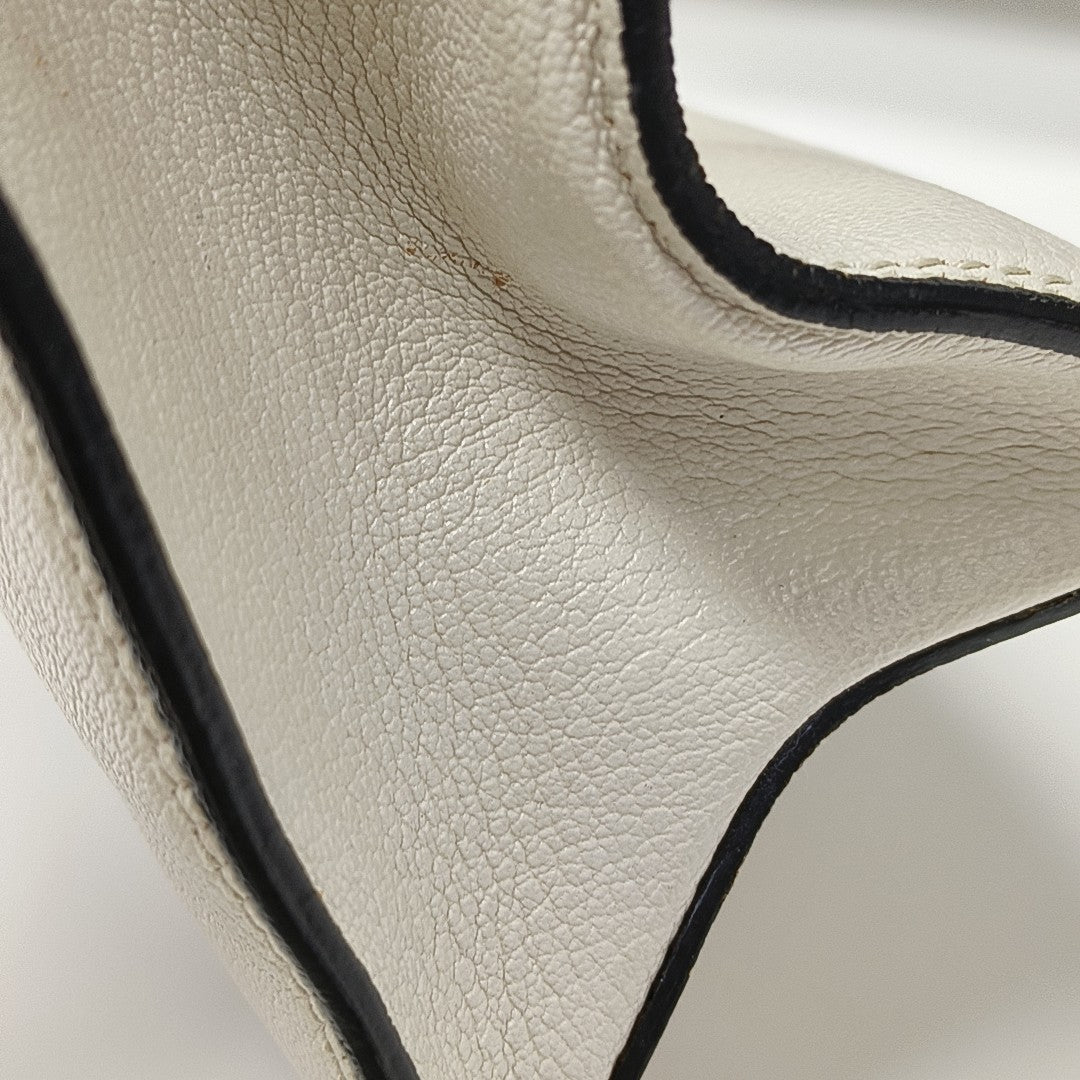 Miu Lady Calfskin White