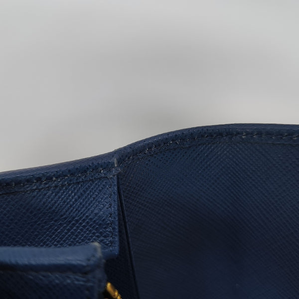 Calfskin Clutch Large Blue