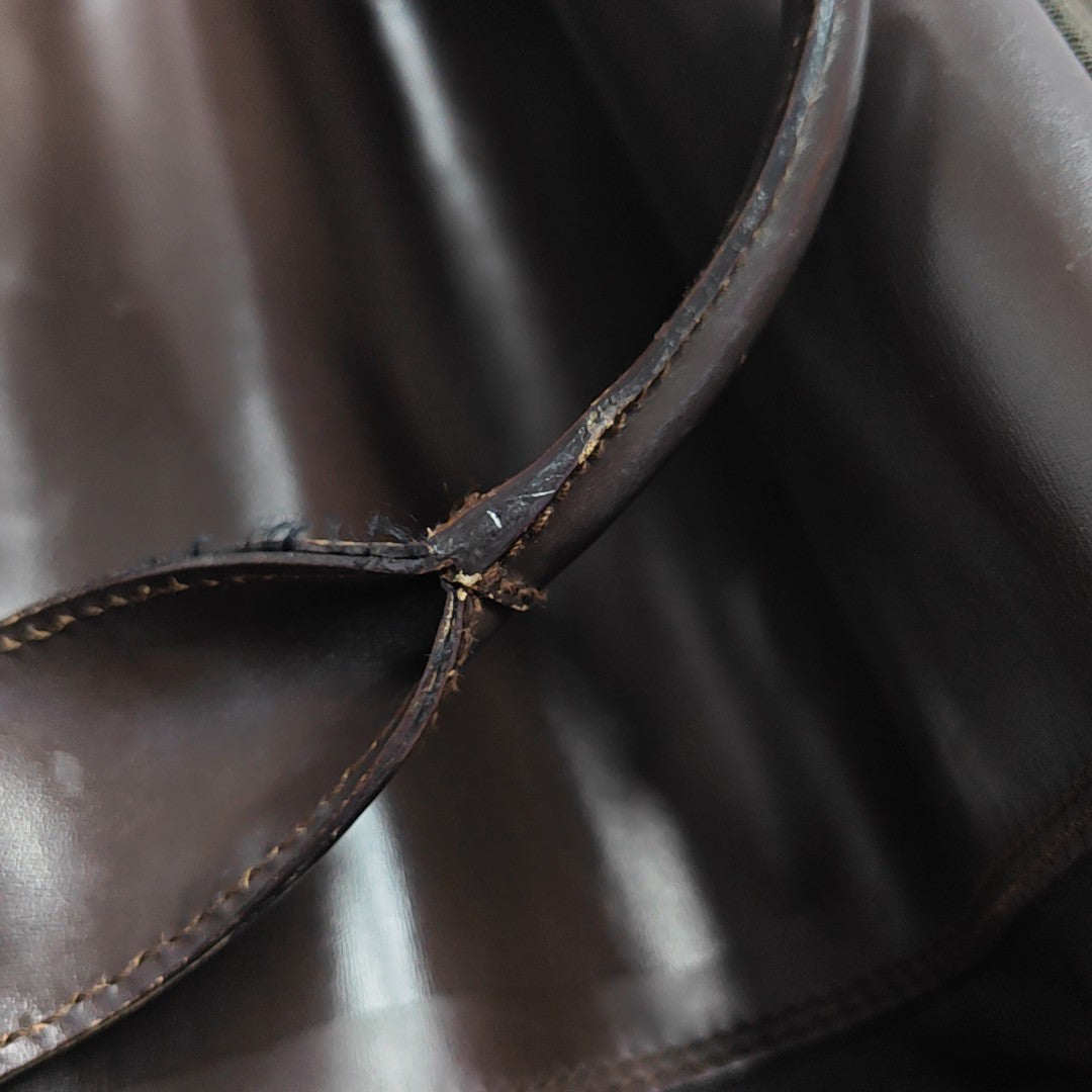 Canvas Top Handle Bag Green