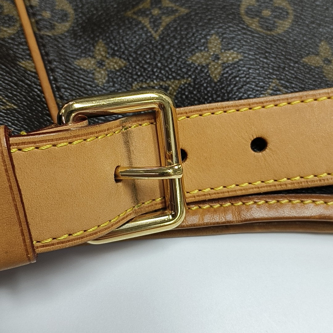 GALLIERA Monogram Coated Canvas Brown