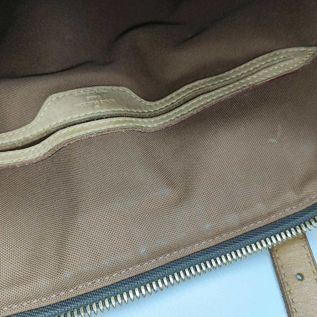 PALERMO GM Monogram Coated Canvas Brown