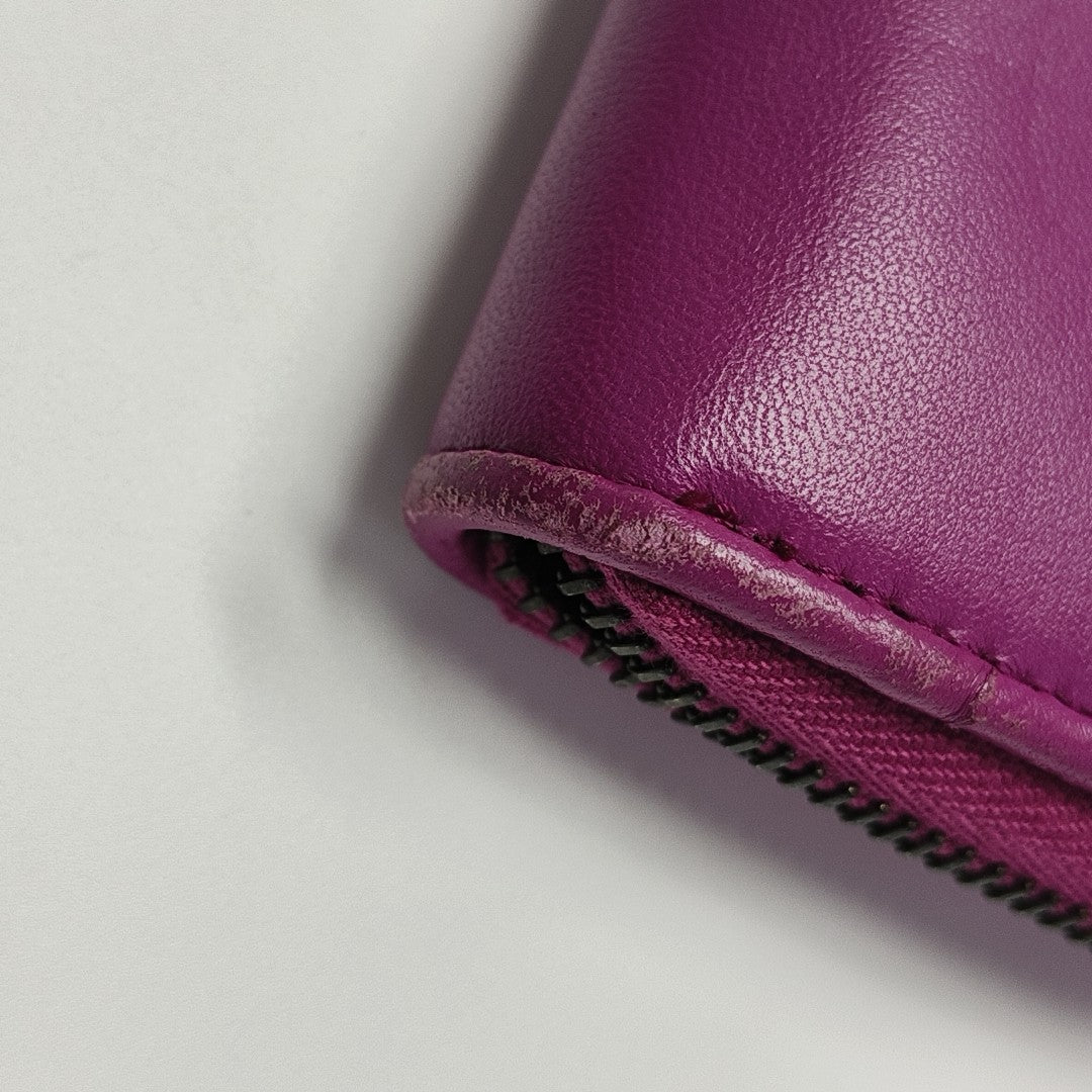 Calfskin Wallet Red