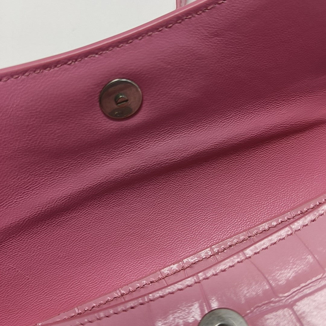 Calfskin Shoulder Bag Pink