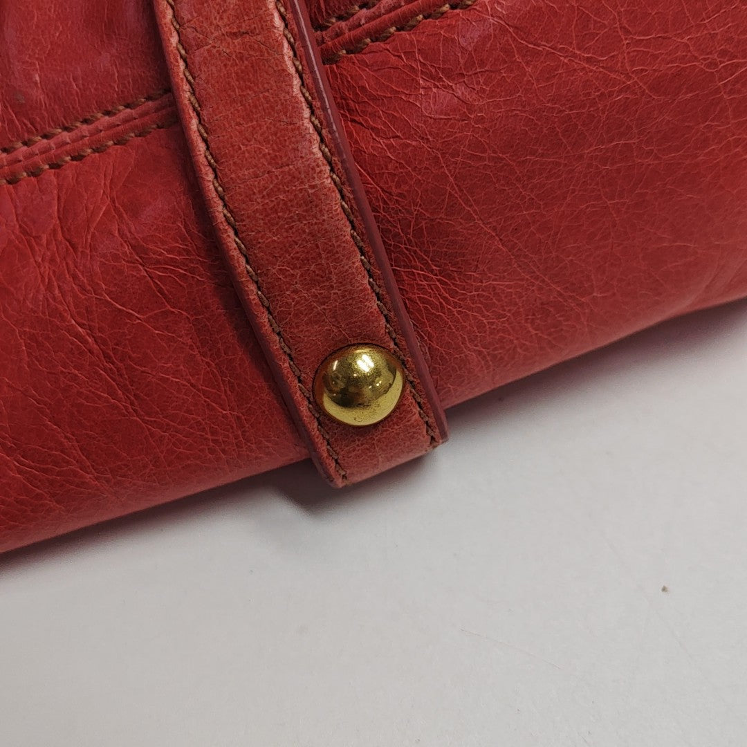 Bow Calfskin Red