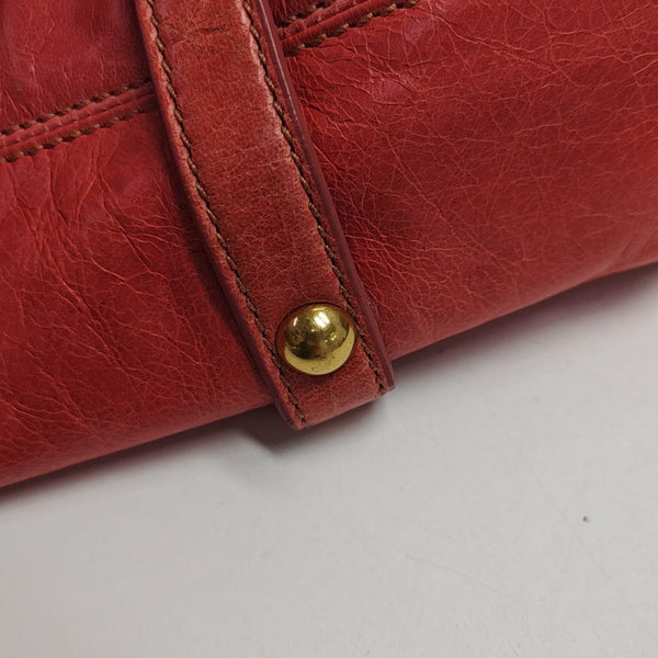 Bow Calfskin Red