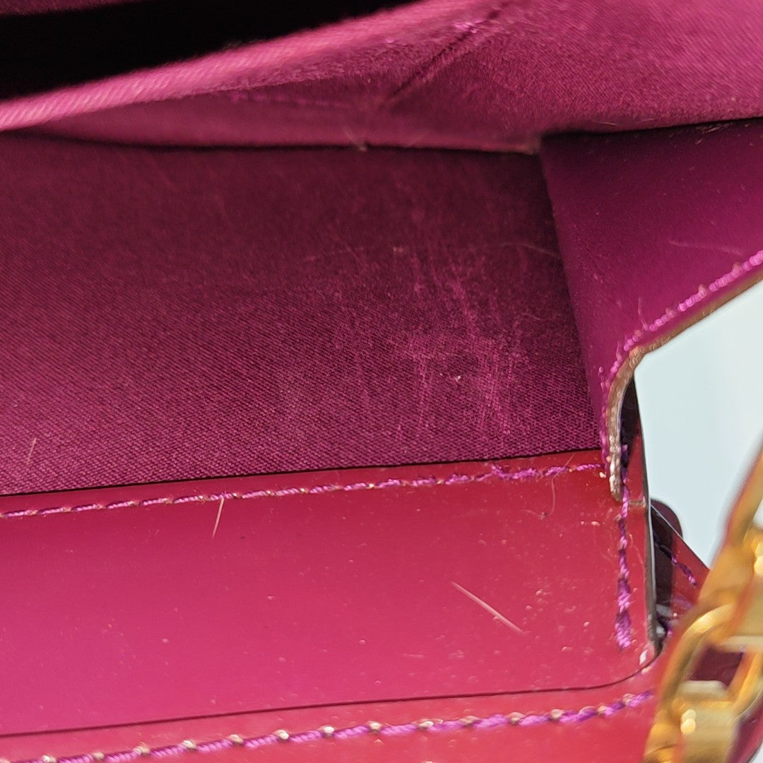 Patent Leather Crossbody Bag PM Purple