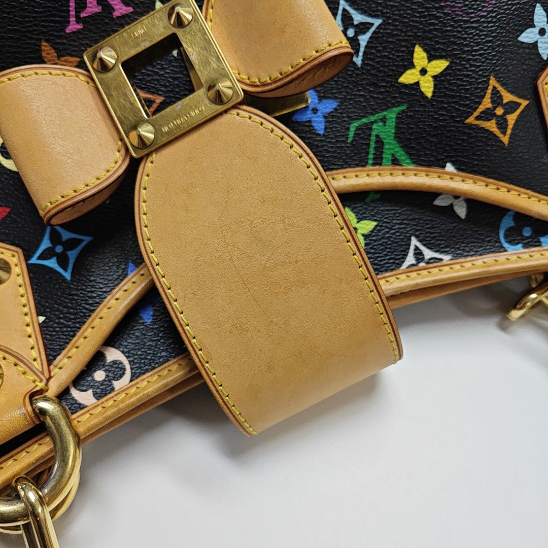 LV × TM ANNIE Monogram Coated Canvas Black