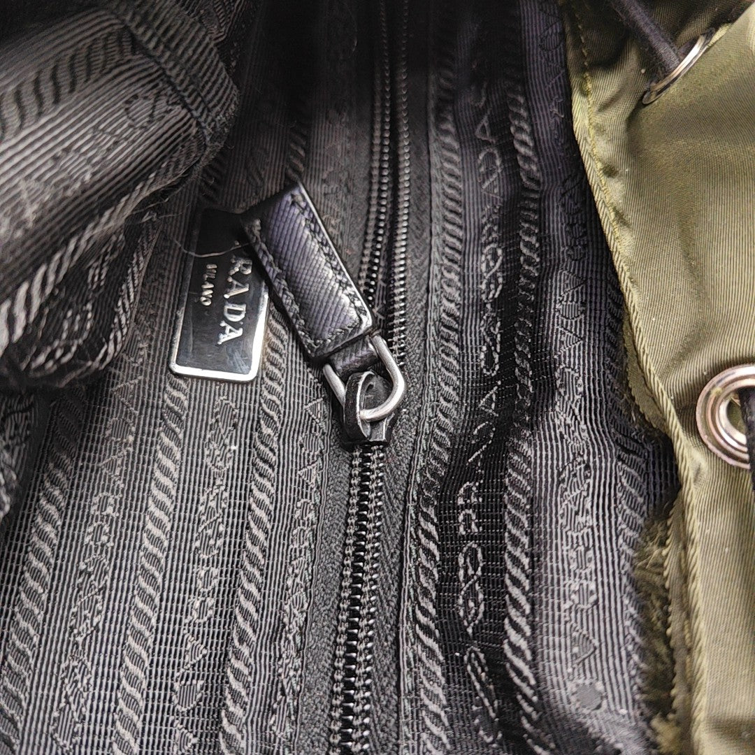 Re-Nylon Backpack Nylon Green