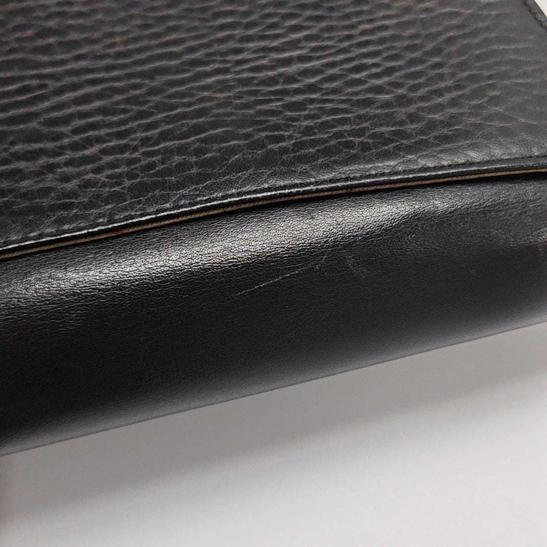 Calfskin Shoulder Bag Black