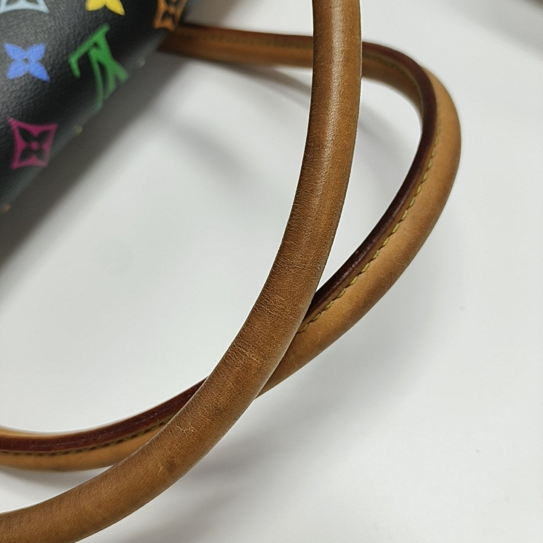 LV × TM BEVERLY GM Monogram Coated Canvas Black