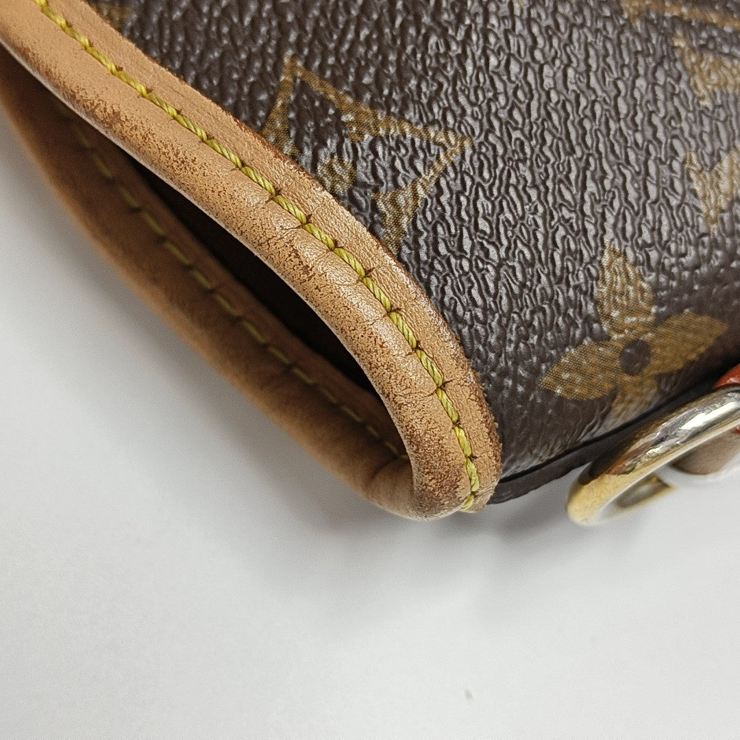 FOLD ME Monogram Coated Canvas Brown